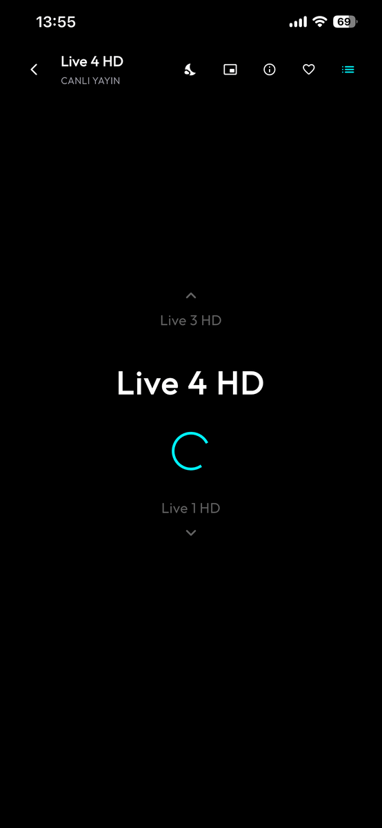 AlsephinaIPTV Kanal Geçiş Ekranı